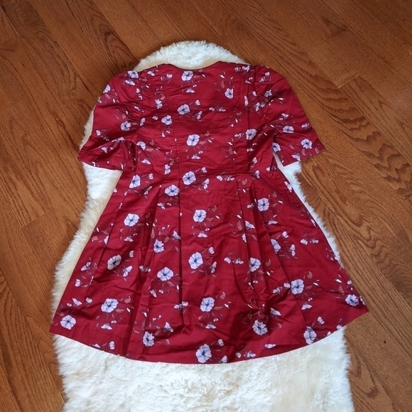 𝅺🆕 FREE PEOPLE Adelle floral printed tunic dress xs - Picture 6 of 11